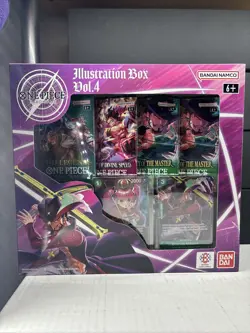 Bandai One Piece Trading Card Game: Illustration Box Volume 3 + 4 BUNDLE SEALED! - Image 3