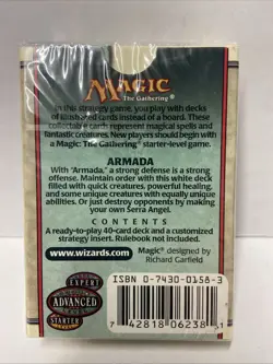 Magic the Gathering 7th Edition Armada Theme Deck Seventh mtg SEALED WOC06238 - Image 2