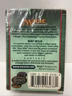 Magic the Gathering: 7th Edition Way Wild Deck SEALED MTG ADVANCED LEVEL - Image 2