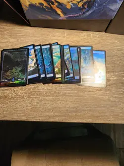 20 - Foil Full Art Lands Island Mixed Set Magic The Gathering NM/M Random - Image 1
