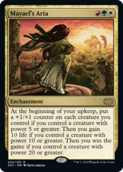 Mayael's Aria - Foil NM, English MTG Double Masters 2022 - Image 1