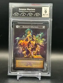 PCG 9 MINT Amazon Warriors Sorcery Exclusive Promo Alpha Investments - Image 1