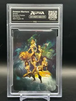 PCG 9 MINT Amazon Warriors Sorcery Exclusive Promo Alpha Investments - Image 2