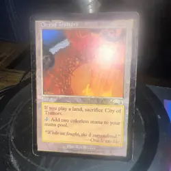 MTG: City of Traitors World Championship Decks Gold Border damaged heavy ink - Image 1