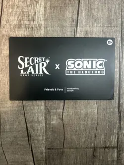 MTG Secret Lair x Sonic The Hedgehog Friends and Foes Rainbow Foil Sealed - Image 1