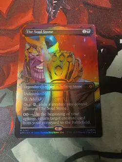 Magic The Gathering The Soul Stone (Borderless) Marvel’s Spider-Man SPM MTG FOIL - Image 3