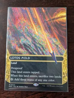 Lotus Field (0023) (Borderless) MTG [Edge of Eternities: Stellar Sights] - Image 1