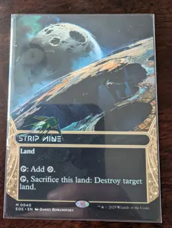 Strip Mine (0040) (Borderless) MTG [Edge of Eternities: Stellar Sights] - Image 1