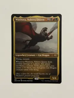 Wasitora, Nekoru Queen (2X2) 551 Foil Etched - Image 1
