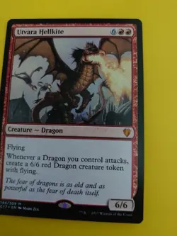 Utvara Hellkite. C17 Mythic Dragon MTG Card. - Image 2