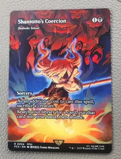 Mtg Final Fantasy Shantotto's Coercion Showcase NM - Image 1