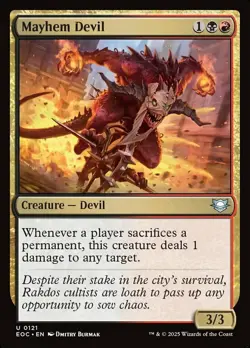 4 x Mayhem Devil - Commander: Edge of Eternities - NM-Mint - MTG - Image 1