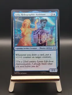 Lyla, Holographic Assistant (Foil) - #7 - Uncommon - Marvel's Spider-Man - SPE - Image 1