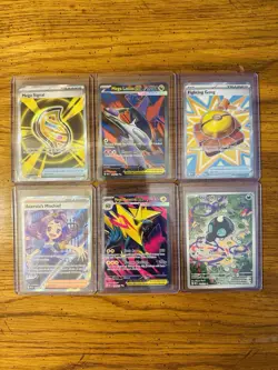 Pokemon MEGA EVOLUTION Full Art, Illustration Rare, Ultra Rate Lot of 6 - Image 1