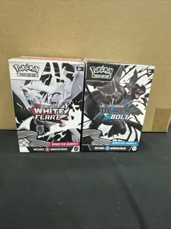 Pokemon TCG Black Bolt and White Flare Booster Bundles - New & Sealed - Image 1
