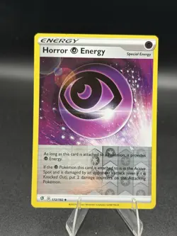 Horror Energy 172/192-Pokemon TCG-Reverse Holo - SWSH02: Rebel Clash -NM - Image 1