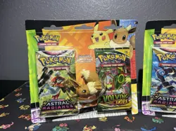 Pokemon Back to School Eraser Pack Eevee Set of 2 Evolving Skies Astral Radiance - Image 2