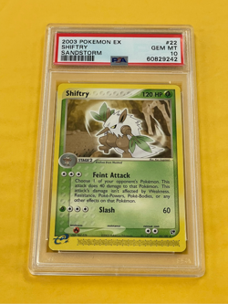 2003 Pokemon EX Sandstorm Shiftry #22/100 PSA 10 GEM MINT - Image 1