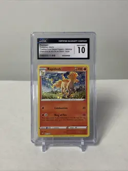 Pokemon CGC 10 Gem Mint TCG Classic Collection Holo Rapidash CLC 005/034 - Image 1