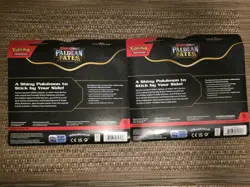 Pokemon Paldean Fates Tech Sticker Collection TCG Shiny Fidough Brand New - Image 2