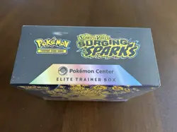 TCG Surging Sparks Pokemon Center Elite Trainer Box Factory Sealed ETB New - Image 3
