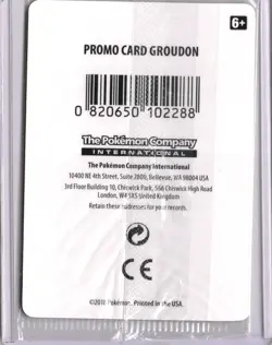 SEALED Groudon 81/168 Legendary Pokemon Stamped GameStop Cosmos Holo Promo - Image 2