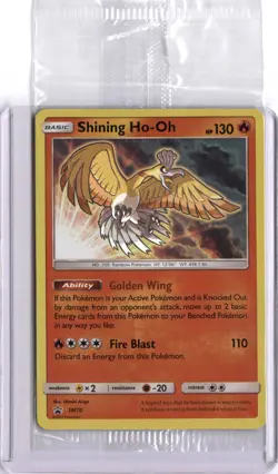 Pokemon SEALED Shining Ho-oh SM70 Shining Legends ETB Promo Holofoil!! - Image 1