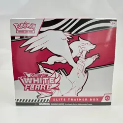 NEW/SEALED Pokemon TCG WHITE FLARE ETB Elite Trainer Box - Free Shipping - Image 1