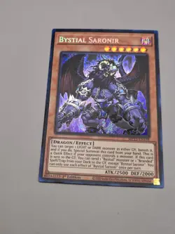 Yu-Gi-Oh! TCG Bystial Saronir MP23-EN158 Prismatic Secret Rare 1st Edition - Image 2