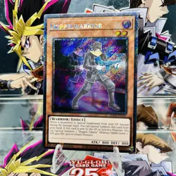Yugioh Doppelwarrior RA04-EN147 Platinum Secret Rare 1st Ed Near Mint - Image 1