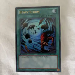 Yu-Gi-Oh LCJW-EN284 Heavy Storm Ultra Rare 1st Edition NM Condition - Image 1