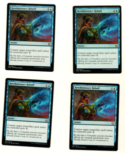Set Of 4 Revolutionary Rebuff 61/264 C Kaladesh Magic the Gathering MTG Card - Image 1