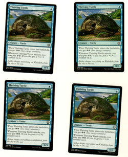 Set Of 4 Thriving Turtle 66/264 C Kaladesh Magic the Gathering MTG Card - Image 1