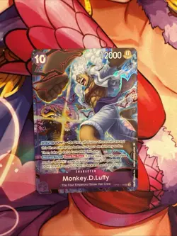 One Piece Card Game- Monkey.D.Luffy Alt Art 2nd Anniversary Set Op05-119 English - Image 1