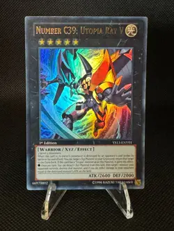 Yu-Gi-Oh! Number C39: Utopia Ray V 1st Edition Trading Card - Image 1