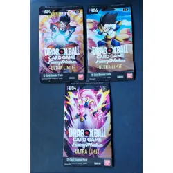 Dragon Ball Z Fusion World Ultra Limit FB04 12 Card Booster Pack 3x Packs - Image 1