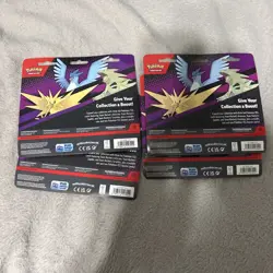 4x Pokemon 2 Pack Blister Pack - Team Rocket's Articuno, Zapdos & Tyranitar Card - Image 2