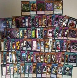 Yugioh 100 Card Lot With 2 Holos + 3 Rares No Duplicates! Instant Collection! - Image 1