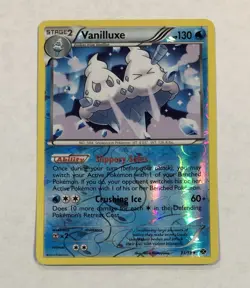 PokÃ©mon VANILLUXE Card 33/99 Rare Reverse Holo LP B&W Next Destinies Light Play - Image 1