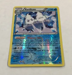 PokÃ©mon VANILLUXE Card 33/99 Rare Reverse Holo LP B&W Next Destinies Light Play - Image 2