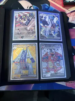 Pokemon Card Binder Lot Holos Full Arts EX Pokeballs IRs SIRs. Holos Cosmo NM - Image 1