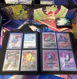Pokemon Card Binder Lot Holos Full Arts EX Pokeballs IRs SIRs. Holos Cosmo NM - Image 2