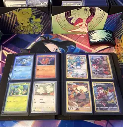 Pokemon Card Binder Lot Holos Full Arts EX Pokeballs IRs SIRs. Holos Cosmo NM - Image 5