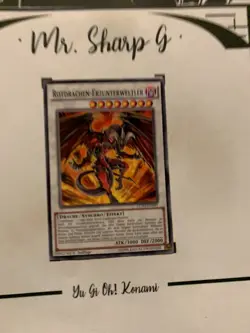 ROTDRACHEN-ERZUNTERWELTLER - 1. AUFLAGE LC5D-DE069 DEUTSCH Yu-Gi-Oh! CARD COMMON - Image 2