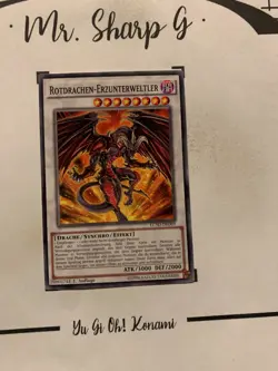 ROTDRACHEN-ERZUNTERWELTLER - 1. AUFLAGE LC5D-DE069 DEUTSCH Yu-Gi-Oh! CARD COMMON - Image 3