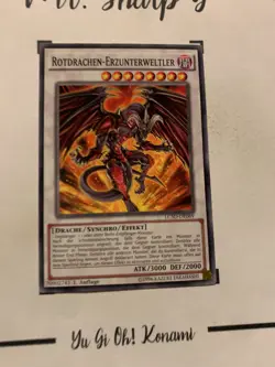 ROTDRACHEN-ERZUNTERWELTLER - 1. AUFLAGE LC5D-DE069 DEUTSCH Yu-Gi-Oh! CARD COMMON - Image 4