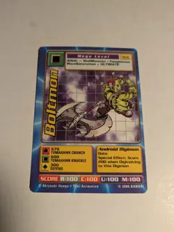 Digimon Boltmon Tb-11 | Taco Bell Promo Card | Digi-Battle Series | Bandai 2000 - Image 2