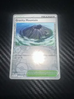 Pokemon TCG Gravity Mountain 177/191SV08: Surging Sparks Reverse Holo Card - Image 1