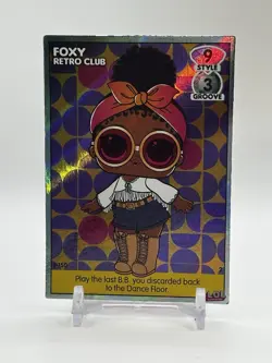 LOL Surprise! Dance Off #1-150 Foxy Retro Club Rare Card - Image 1