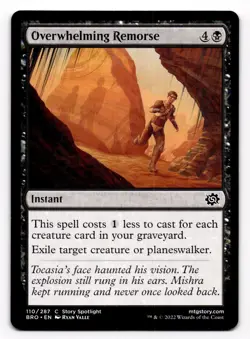 Overwhelming Remorse 110/287 The Brothers' War BRO MTG Magic the Gathering - Image 1